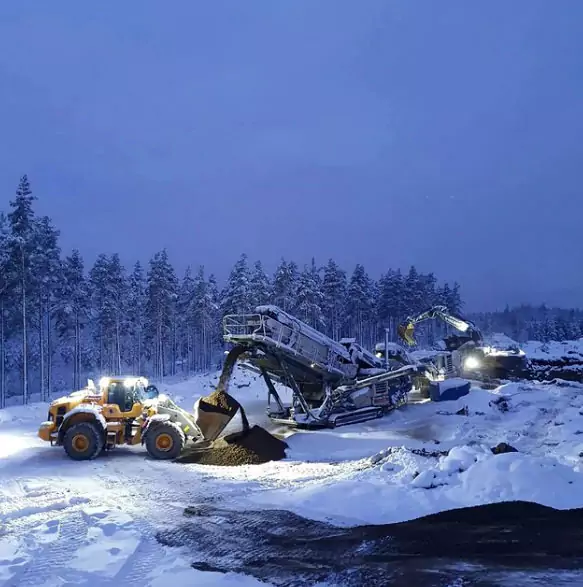 Dämmerung Winterstimmung